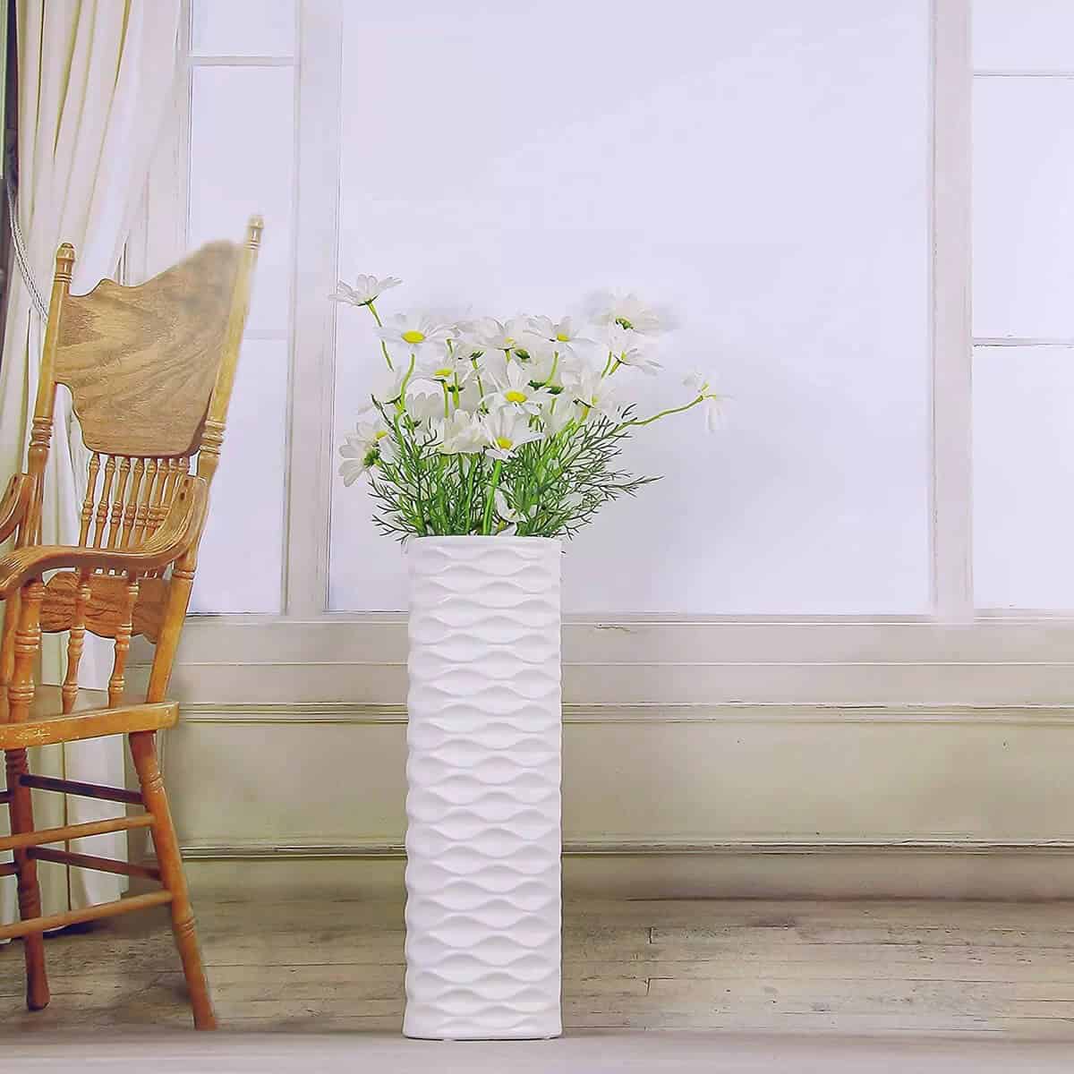 Geometric Oversized Large Floor Vase Ideas