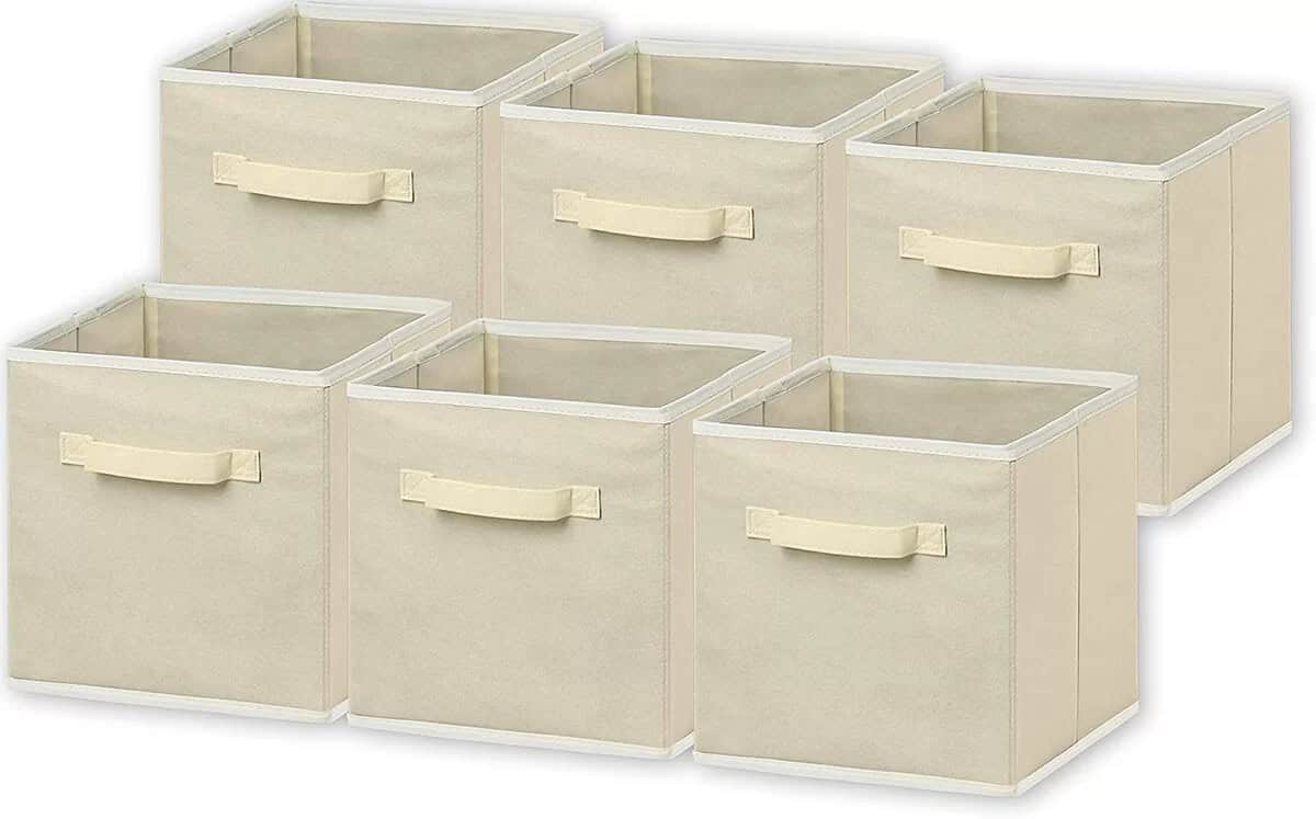 6-Pack Foldable Cloth Storage Cubes