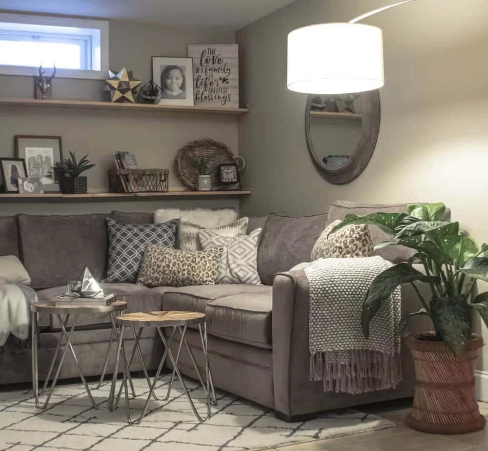 Rustic Farmhouse Aesthetics for the Basement