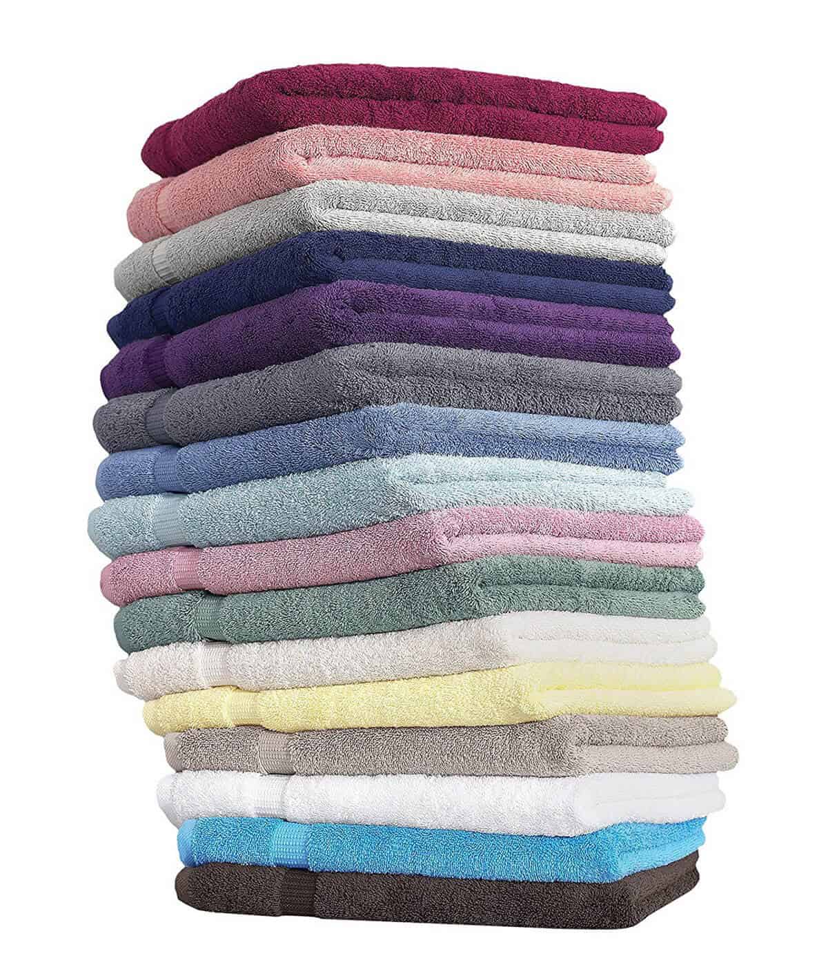 Luxury Hotel & Spa Turkish Cotton 6-Piece Eco-Friendly Hand Towel Set by SALBAKOS