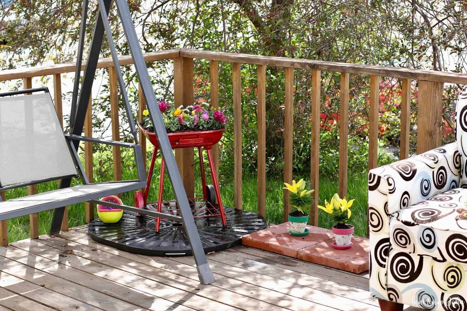 Grillin’ Up Some Garden Goodness Yard Art Idea