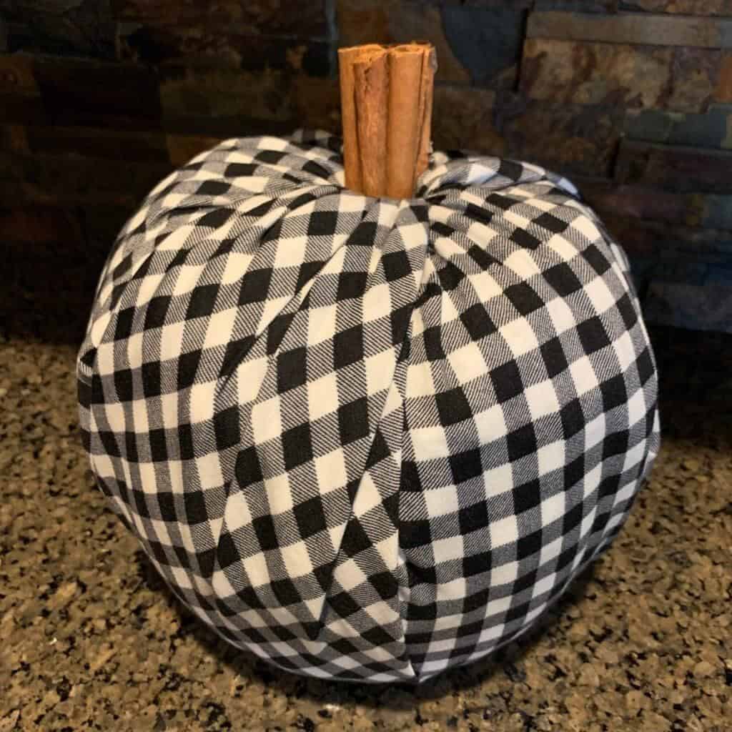 Stunning Buffalo Check Covered Pumpkins