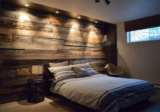 Recessed Lighting and Wooden Planks