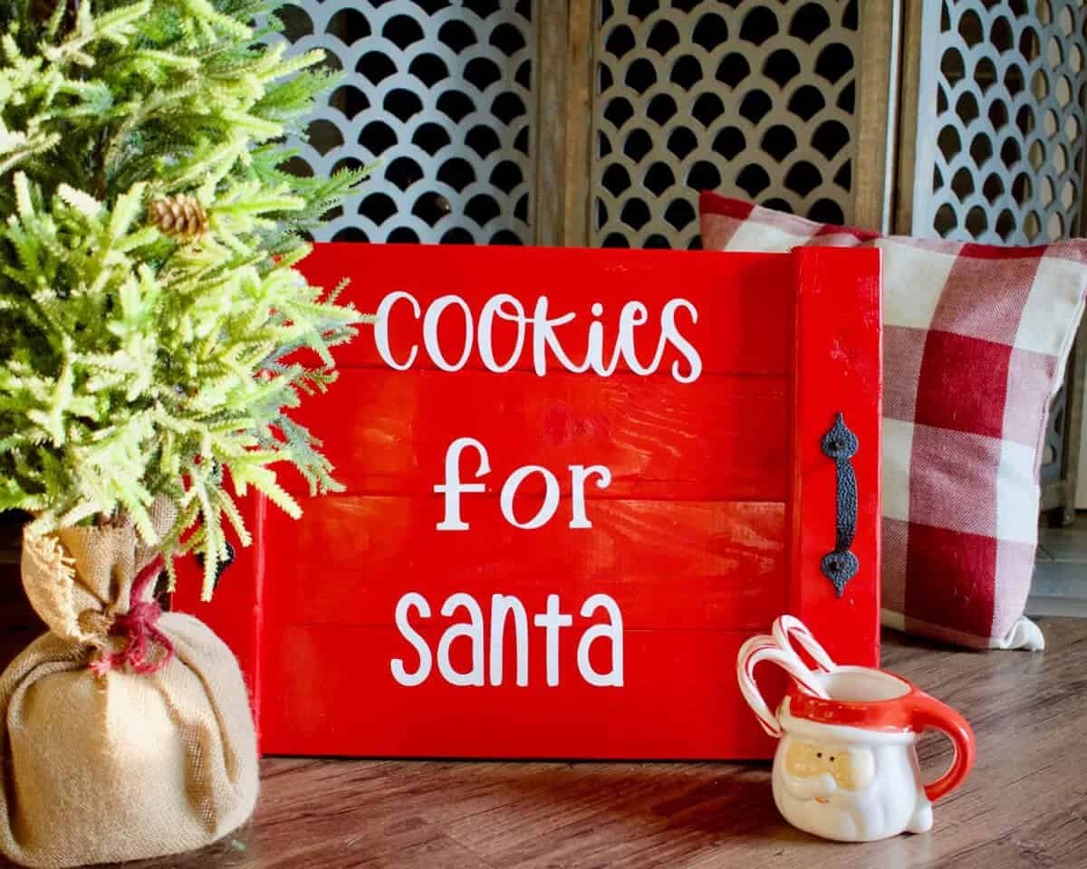 Christmas Eve Cookie Tray for Santa