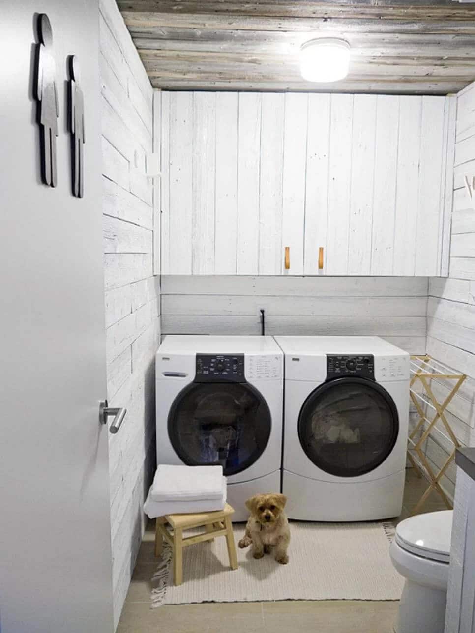 A Contemporary Design for Small Laundry Rooms