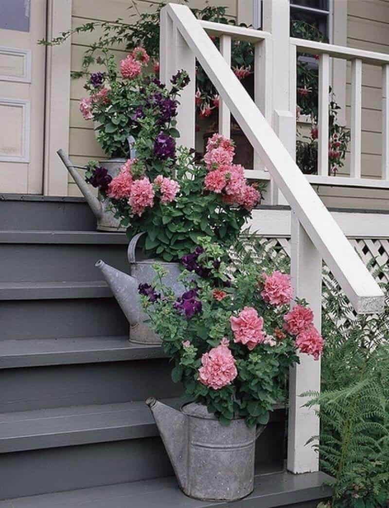 Galvanized Metal Watering Can