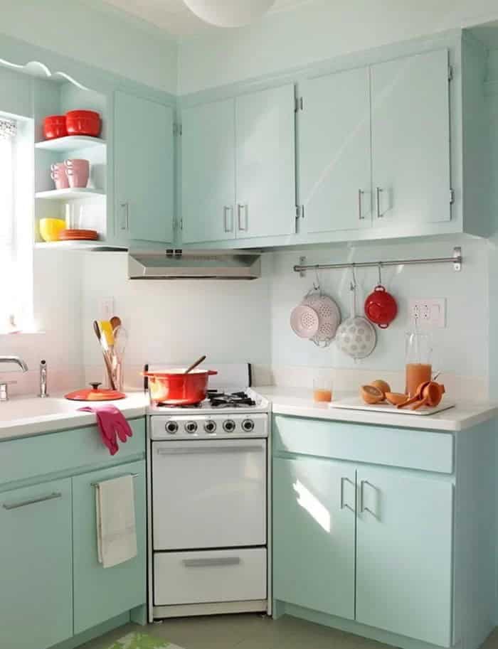 Small Kitchen Ideas With A Fifties Flair