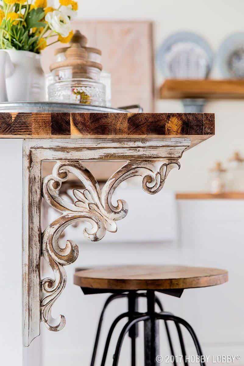 Victorian Corbel Ideas for Kitchen Islands