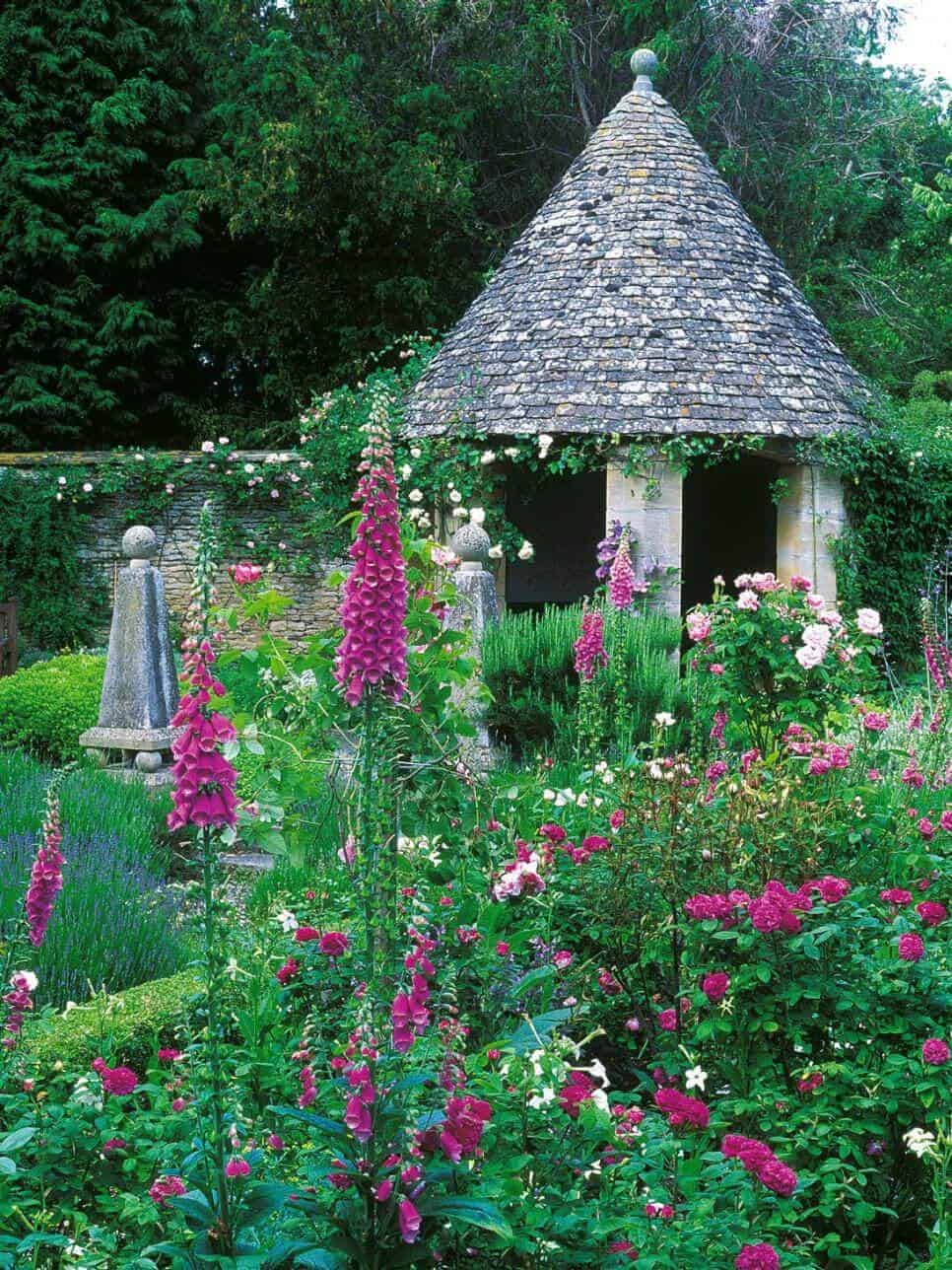 Fantasy Gazebo with Wild Gardens