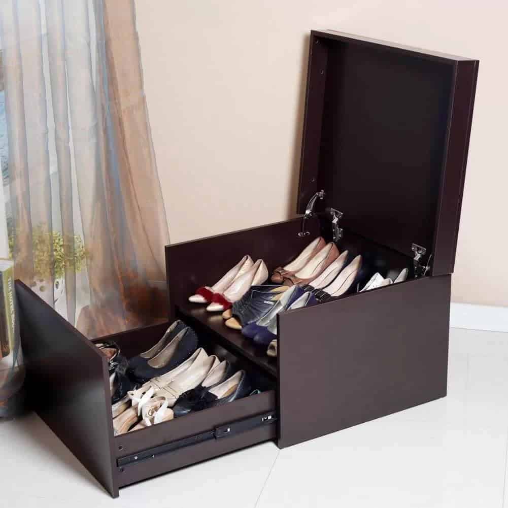 Clutter-Free Shoe Storage Bench