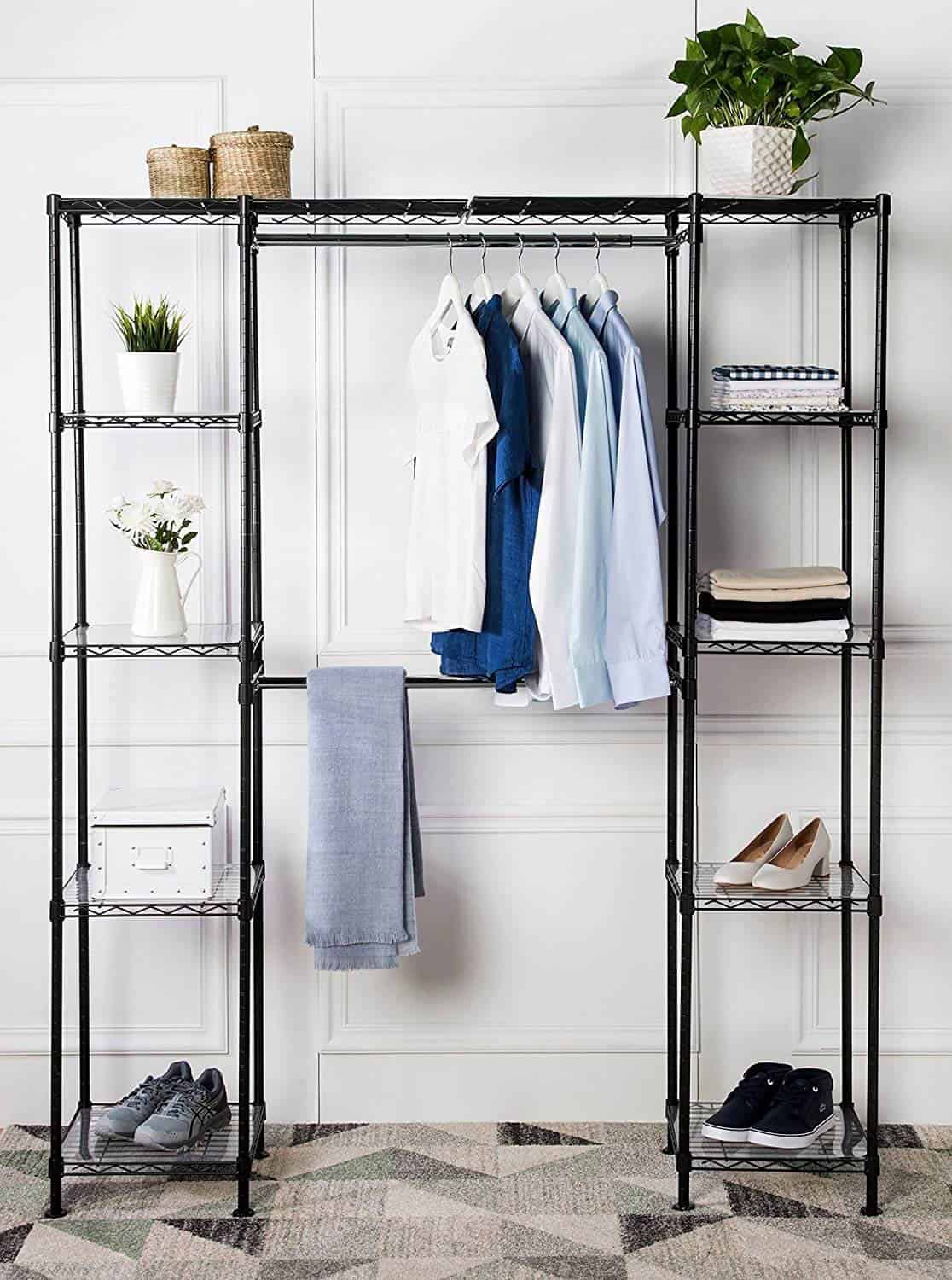 Clean and Sharp Custom Closet Unit