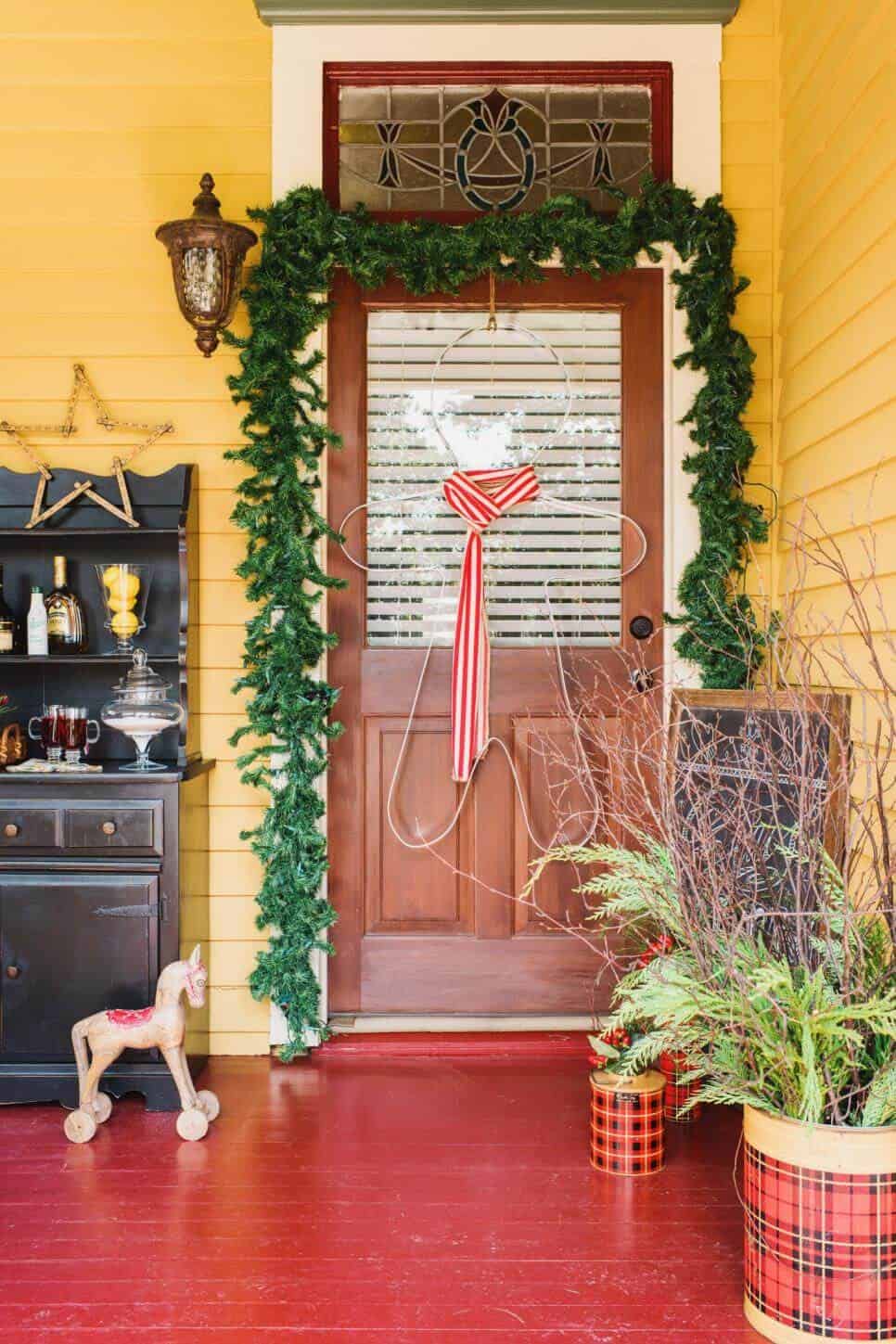 Gingerbread Cutout Front Door Hanger