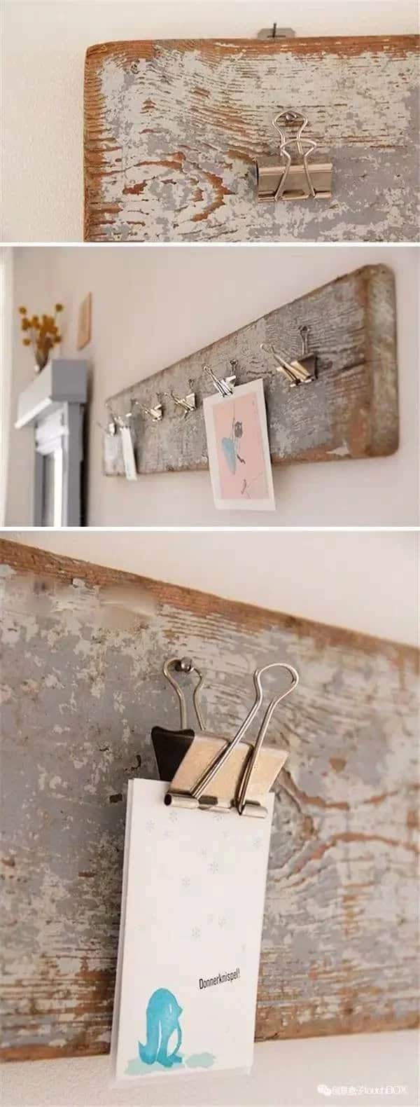 Rustic Bedroom Design and Decor Idea for Memo Clips