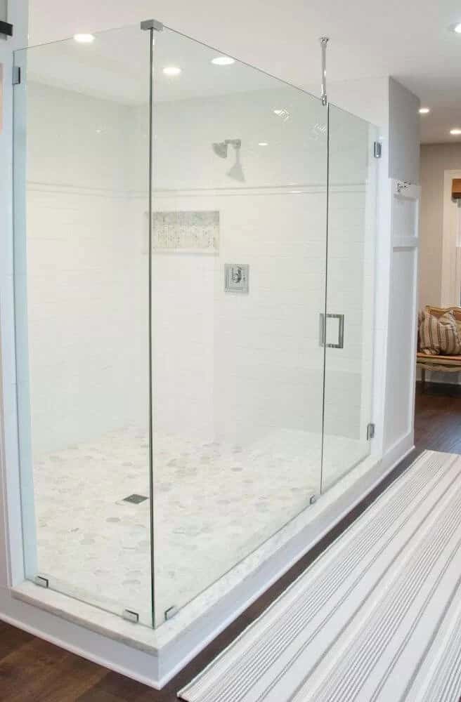 Sleek Walk In Bathroom Shower Design