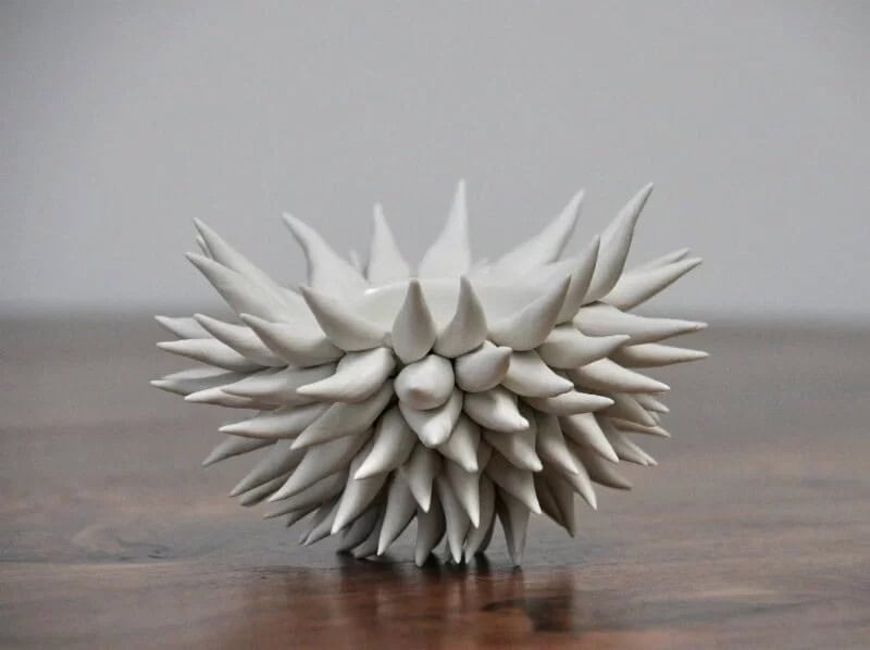 Spiky Sea Urchin Porcelain Accessory Bowl