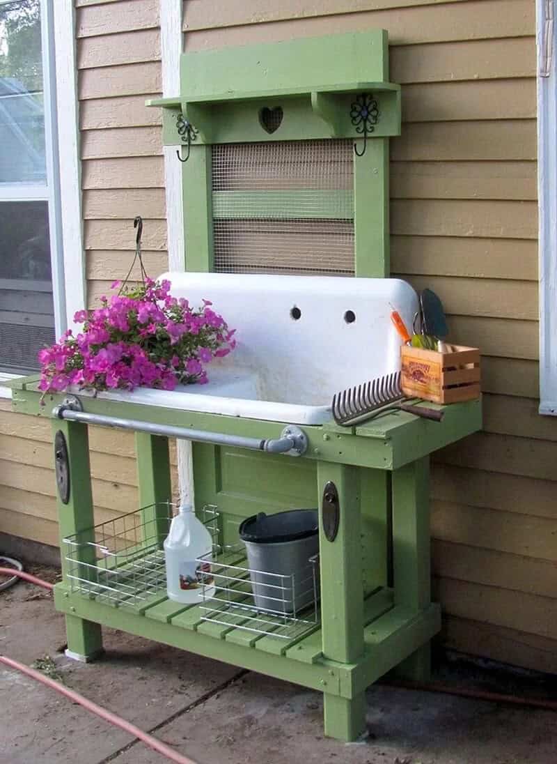 Ingenious Kitchen Sink Potting Concept