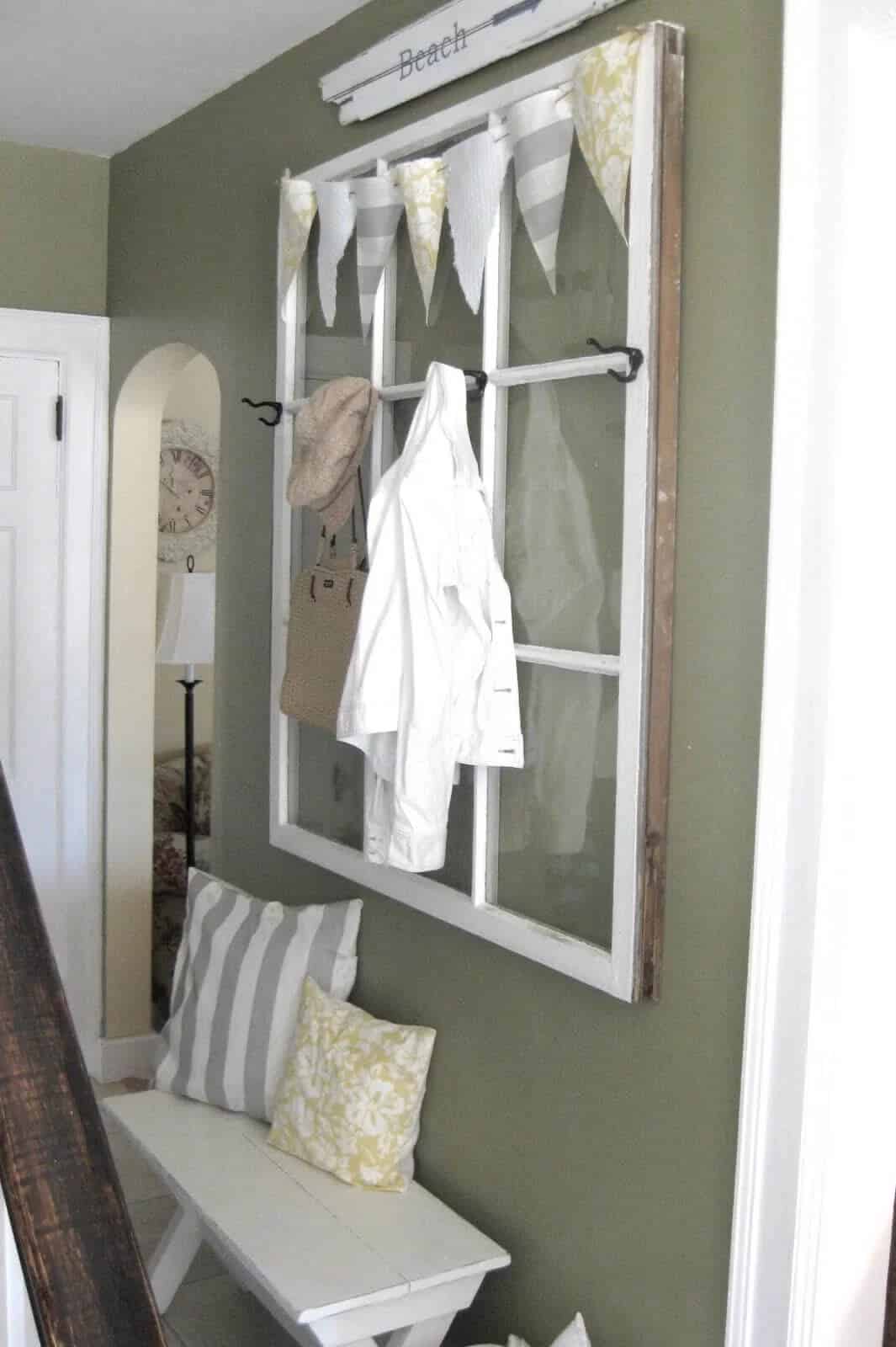 Functional Hallway Hanging Window Storage