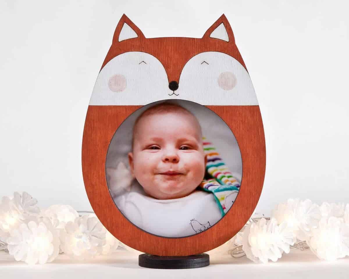 Sweet as can be Baby Fox Frame