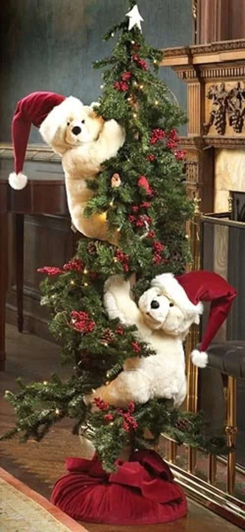 Playful Christmas Bears