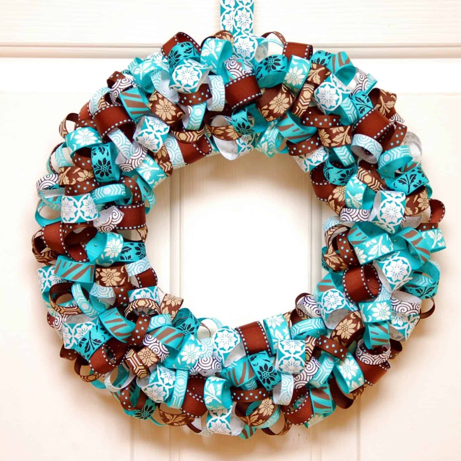 Christmas Wreath Ideas with Ribbon