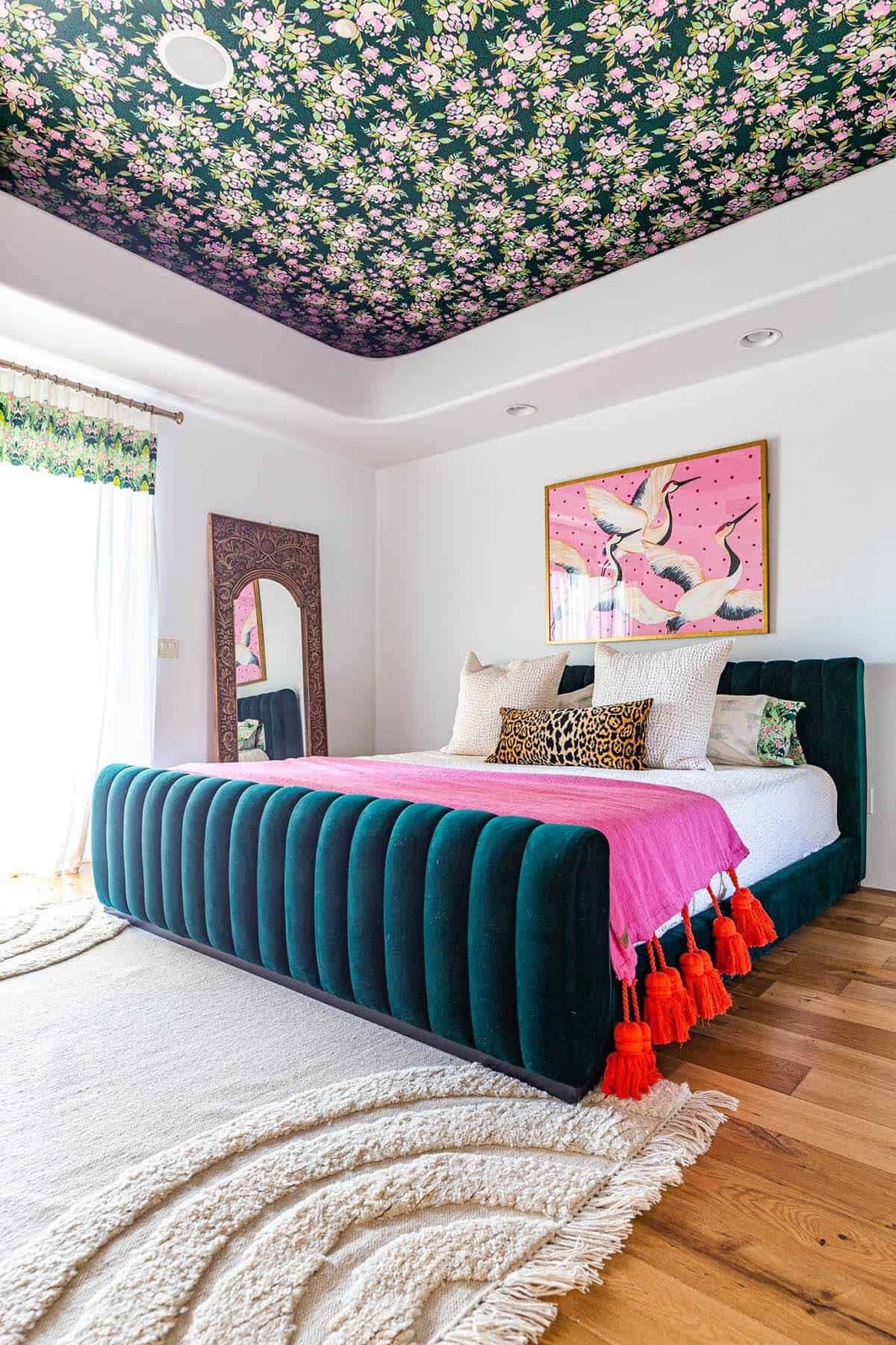 Bright and Bold Modern Color Bedroom Transformation