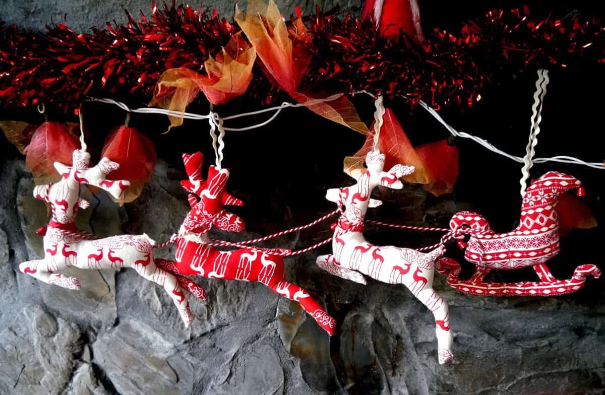 Versatile Holiday Reindeer Garland DIY Pattern