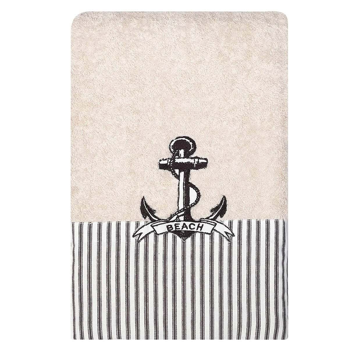 India Ink Beach Cottage Bath Towel by Zenna Home